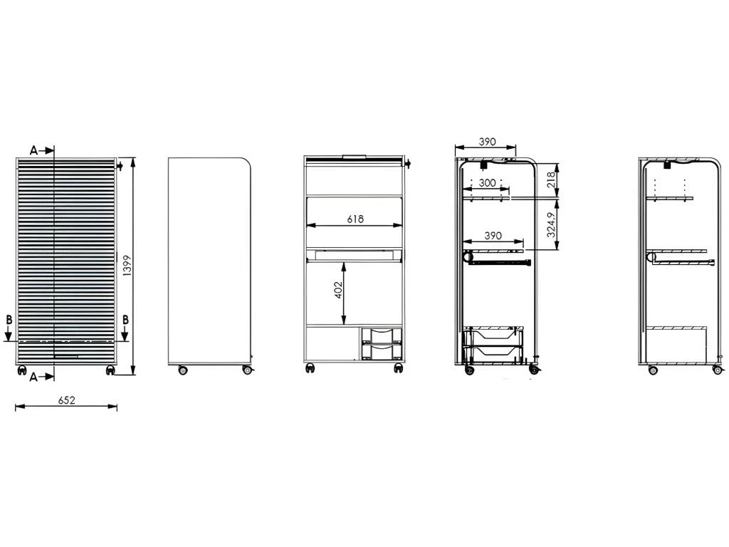 Armoire Informatique Mobile Noire 2 Tiroirs 5 Niches - Coloris: Drapeau Suisse 650 3 Armoire Informatique Mobile Noire 2 Tiroirs 5 Niches - Coloris: Drapeau Suisse 650 – Image 3