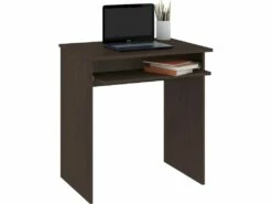 MALAWI | Bureau Informatique Compacte 68x74x51 Cm | Support Coulissant Clavier | Design Moderne | Table Ordinateur Portable