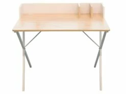 Bureau Plateau Effet Bois Brice Blanc - Blanc -mobilier de bureau Shop meuble bureau 9186595