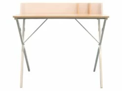 Bureau Plateau Effet Bois Brice Blanc - Blanc -mobilier de bureau Shop meuble bureau 9186597