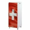 Caisson De Bureau Blanc à Roulettes 108 Cm - Coloris: Drapeau Suisse 650