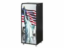 Caisson De Bureau Mobile Noir 108 Cm - Coloris: Liberté 505