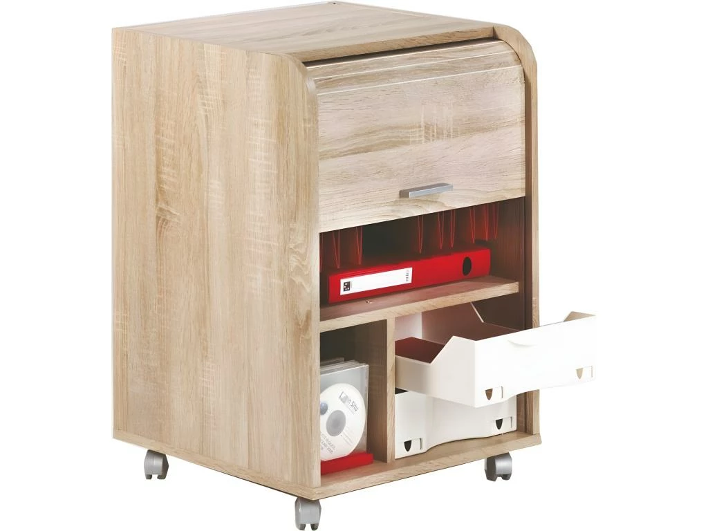 Caisson De Bureau Chêne Naturel - Coloris: Chêne Naturel 1 Caisson De Bureau Chêne Naturel - Coloris: Chêne Naturel