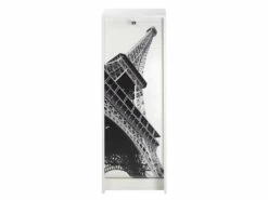 Classeur à Rideau Blanc 104 Cm - Coloris: Tour Eiffel 750 751