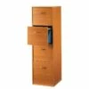Classeur 4 Tiroirs 100 Dossiers Suspendus - Coloris: Merisier