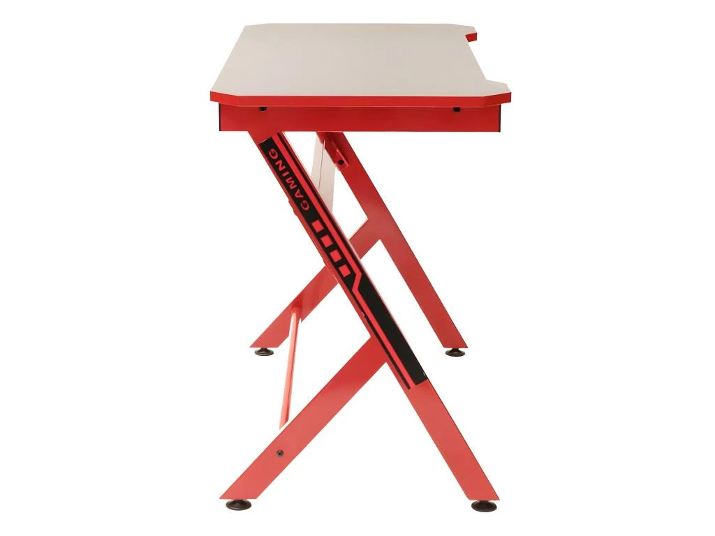 GAMING - Bureau Métallique Noir Et Rouge 4 GAMING - Bureau Métallique Noir Et Rouge – Image 4