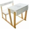 Bureau Enfant Pupitre En Bois H 58 Cm