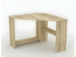 Bureau D'angle Design Collection KARO Coloris Chêne. -mobilier de bureau Shop meuble bureau 9256473