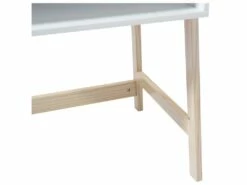 Bureau Enfant En Bois Blanc Et Naturel H 52 Cm -mobilier de bureau Shop meuble bureau 9256513