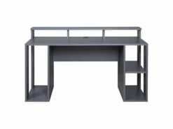 MARIO - Bureau Gamer Multi-Rangement Anthracite