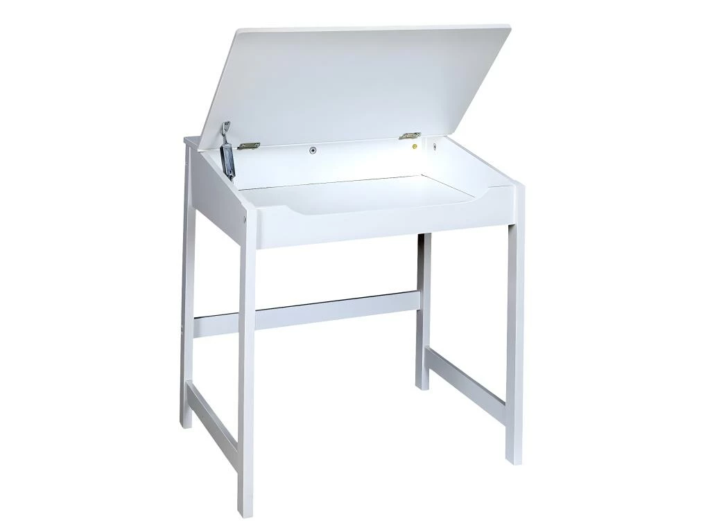 CALUM - Bureau Pupitre Pour Enfant Coloris Blanc 1 CALUM - Bureau Pupitre Pour Enfant Coloris Blanc