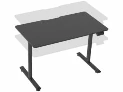 Bureau électrique Pomona à Hauteur Réglable 110 X 60 X 72 - 117 Cm Blanc [pro.tec] -mobilier de bureau Shop meuble bureau 9550367