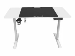 Bureau électrique Pomona à Hauteur Réglable 110 X 60 X 72 - 117 Cm Blanc [pro.tec] -mobilier de bureau Shop meuble bureau 9550369