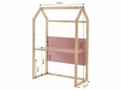 Bureau Enfant Cabane TINY Rose évolutif -mobilier de bureau Shop meuble bureau 9554221