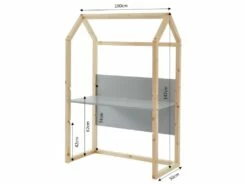 Bureau Enfant Cabane TINY Gris évolutif -mobilier de bureau Shop meuble bureau 9554853
