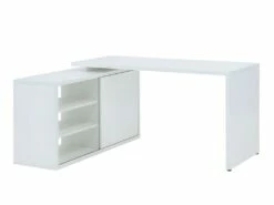 Bureau D'angle Réversible 140 Cm Blanc - SNOW