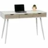 Bureau FLORIDA Scandinave 3 Tiroirs Coloris Blanc