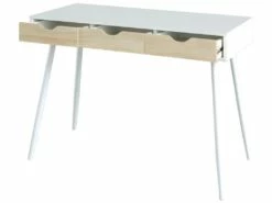 Bureau FLORIDA Scandinave 3 Tiroirs Coloris Blanc 7 Bureau FLORIDA Scandinave 3 Tiroirs Coloris Blanc -mobilier de bureau Shop meuble bureau 9557795