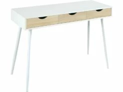Bureau FLORIDA Scandinave 3 Tiroirs Coloris Blanc 8 Bureau FLORIDA Scandinave 3 Tiroirs Coloris Blanc -mobilier de bureau Shop meuble bureau 9557797