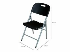 Pack 6 Chaises Pliantes Avec Poignée 47x58x87cm 7house -mobilier de bureau Shop salle a manger de jardin 17658657
