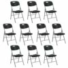 Pack 10 Chaises Pliantes Avec Poignée 47x58x87cm 7house