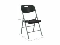 Pack 10 Chaises Pliantes Avec Poignée 47x58x87cm 7house 8 Pack 10 Chaises Pliantes Avec Poignée 47x58x87cm 7house -mobilier de bureau Shop salle a manger de jardin 17658743
