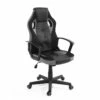 KAYELLES Fauteuil Gamer Hauteur Réglable Et Basculant SENA (noir Gris)