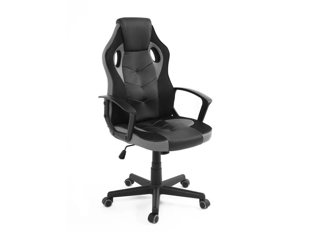 KAYELLES Fauteuil Gamer Hauteur Réglable Et Basculant SENA (noir Gris) 1 KAYELLES Fauteuil Gamer Hauteur Réglable Et Basculant SENA (noir Gris)