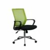Fauteuil De Bureau Vert Noir Dossier Souple Et Assise Réglable - SKILL