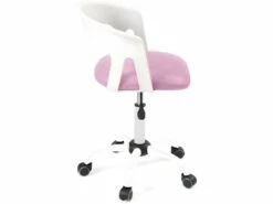 KAYELLES Chaise Bureau à Roulettes, Hauteur Réglable AYA (blanc Rose) -mobilier de bureau Shop siege de bureau 10043799