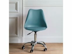 Chaise De Bureau Réglable En Hauteur Bleue ANNE - HAPPY GARDEN