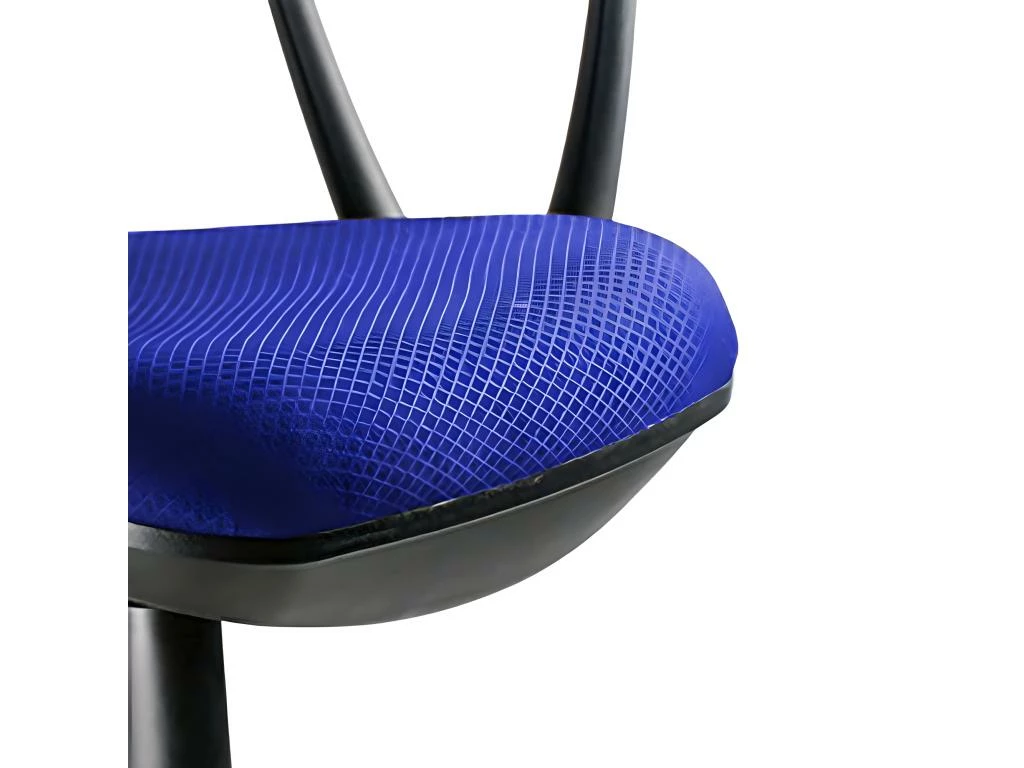 Fauteuil De Bureau Bleu Réglable Et Inclinable Avec Roulettes - DESK 2 Fauteuil De Bureau Bleu Réglable Et Inclinable Avec Roulettes - DESK – Image 2