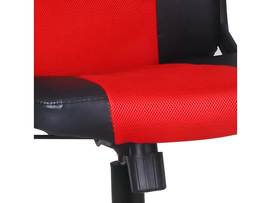 Fauteuil Gaming Rouge Et Noir En Simili Avec Assise Réglable - GLITCH 4 Fauteuil Gaming Rouge Et Noir En Simili Avec Assise Réglable - GLITCH – Image 4