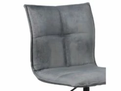 Chaise De Bureau En Tissu Gris Anthracite Matelassé Roulettes - AGENCY -mobilier de bureau Shop siege de bureau 10044243