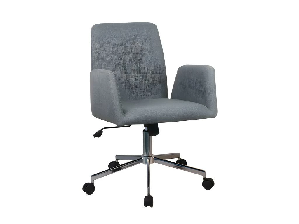 Fauteuil De Bureau En Tissu Gris Anthracite Avec Roulettes - CALL 1 Fauteuil De Bureau En Tissu Gris Anthracite Avec Roulettes - CALL