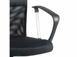 Fauteuil De Bureau En Mesh Noir Et Métal Chromé Avec Roulettes - SOFT -mobilier de bureau Shop siege de bureau 10044669