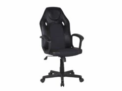 Fauteuil Gaming Noir En Simili Et Mesh Avec Assise Réglable - GLITCH
