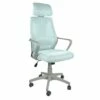 KAYELLES Fauteuil De Bureau Haut Dossier Basculant Hauteur Réglable FAMA+ (bleu Gris)