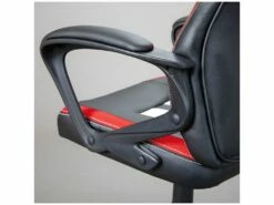 CORVET - Fauteuil Gamer Tissu Et Simili Noir, Blanc Et Rouge 9 CORVET - Fauteuil Gamer Tissu Et Simili Noir, Blanc Et Rouge -mobilier de bureau Shop siege de bureau 10196161