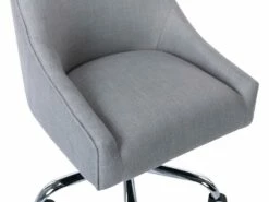 Chaise De Bureau - Tissu - Gris - Hauteur Réglable - WONDIO -mobilier de bureau Shop siege de bureau 10722711