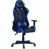 Fauteuil De Bureau Gaming Racer Professionnel Bleu, Inclinaison Et Hauteur Réglable
