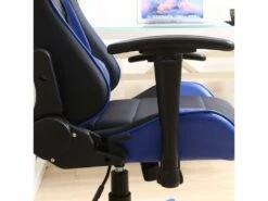 Fauteuil De Bureau Gaming Racer Professionnel Bleu, Inclinaison Et Hauteur Réglable -mobilier de bureau Shop siege de bureau 10760979
