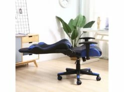 Fauteuil De Bureau Gaming Racer Professionnel Bleu, Inclinaison Et Hauteur Réglable -mobilier de bureau Shop siege de bureau 10760987