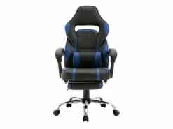 Fauteuil De Bureau Gamer Noir Et Bleu LINK - HAPPY GARDEN -mobilier de bureau Shop siege de bureau 10779173