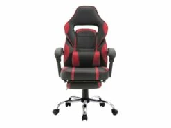 Fauteuil De Bureau Gamer Noir Et Rouge LINK - HAPPY GARDEN -mobilier de bureau Shop siege de bureau 10779187
