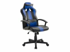 Fauteuil De Bureau Gamer Noir Et Bleu CRASH - HAPPY GARDEN -mobilier de bureau Shop siege de bureau 10779213