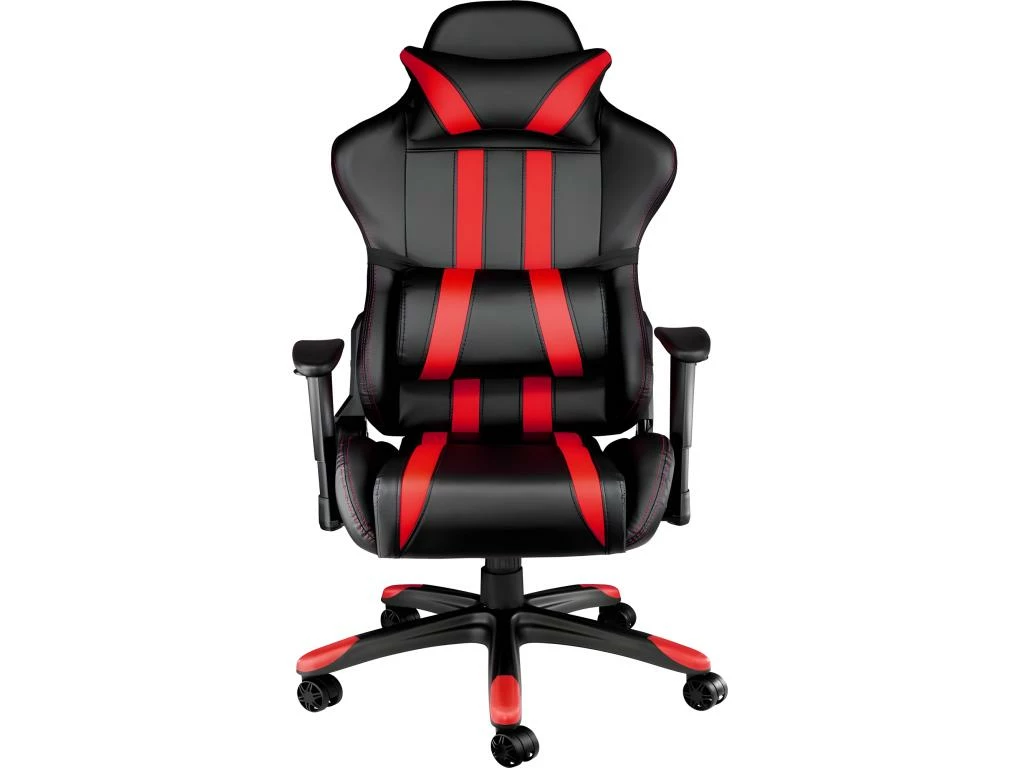 Fauteuil De Bureau Chaise Siège Sport Gamer Avec Coussin De Tête Et Lombaires Noir/rouge 08_0000361 2 Fauteuil De Bureau Chaise Siège Sport Gamer Avec Coussin De Tête Et Lombaires Noir/rouge 08_0000361 – Image 2