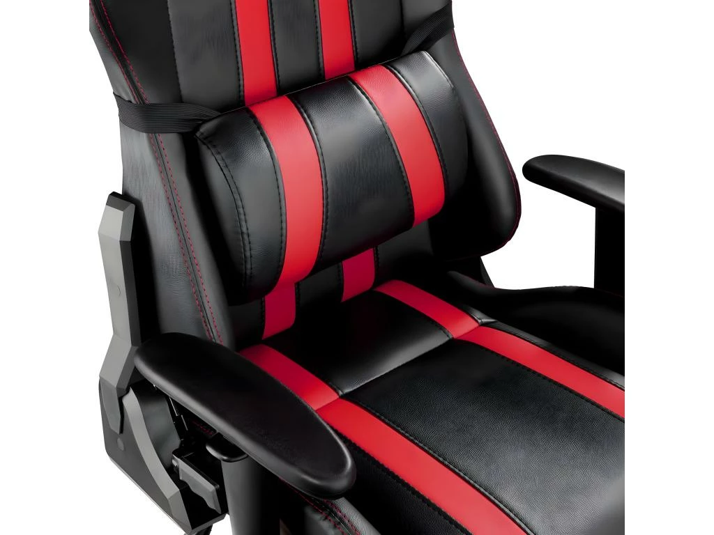 Fauteuil De Bureau Chaise Siège Sport Gamer Avec Coussin De Tête Et Lombaires Noir/rouge 08_0000361 4 Fauteuil De Bureau Chaise Siège Sport Gamer Avec Coussin De Tête Et Lombaires Noir/rouge 08_0000361 – Image 4