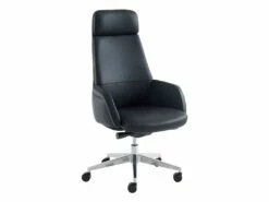 Fauteuil De Direction Professionnel - Cuir Et Simili - Noir - RUIVALA 21 Fauteuil De Direction Professionnel - Cuir Et Simili - Noir - RUIVALA -mobilier de bureau Shop siege de bureau 1200207