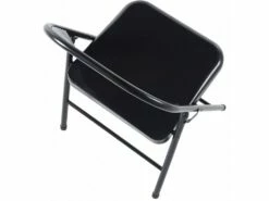 Lot De 6 Chaise Pliante En Métal Coloris Noir - Longueur 46 X Profondeur 46 X Hauteur 87 Cm -mobilier de bureau Shop siege de bureau 12072869